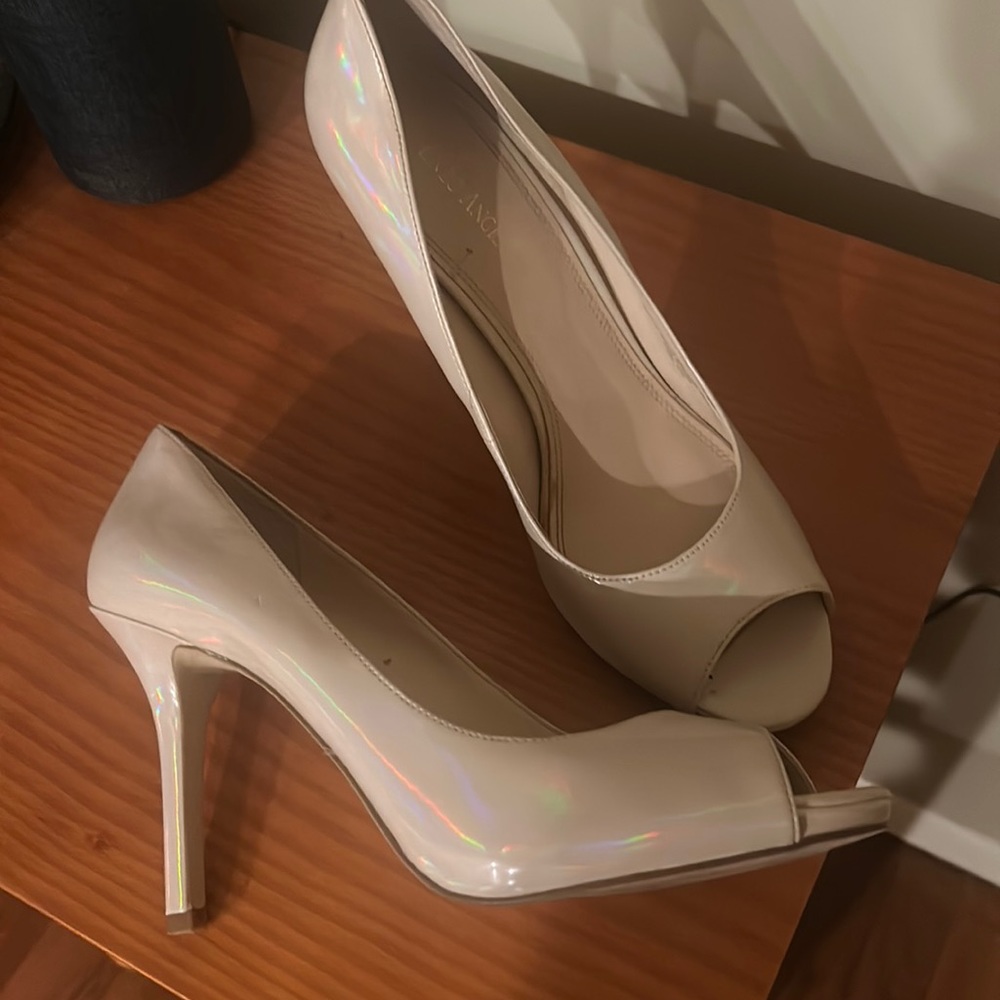 Enzo Angiolini peep toe stilettos